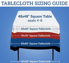 Tablecloth polyester square for sale  Fort Lauderdale