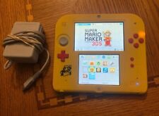 Nintendo 2DS Super Mario Maker Edition - Yellow/Red With Charger + 32gb SD Card for sale  Shipping to South Africa