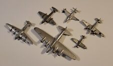 Used, Vintage lot x6 pre/post-war Dinky diecast model aircraft Spitfire Meteor bomber for sale  PWLLHELI