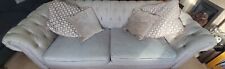 Silver chesterfield style for sale  PONTYPRIDD
