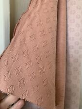 Stiffened Pink Jacquard Fabric Roll End Soft Furnishings 170x140cm 1.4kg  B84 for sale  Shipping to South Africa