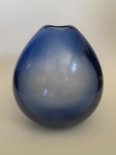 Blue drop vase for sale  Shipping to Ireland