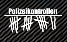 Aufkleber polizeikontrollen au gebraucht kaufen  Papenburg