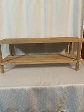 Vintage IKEA Babord Wooden Shoe Rack 32” X 11.5” X 10.5” for sale  Shipping to South Africa