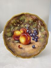 Used, Royal worcester cabinet Plate- full fruit- signed Freeman for sale  HULL
