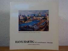 Hans Hartig 1873 Carvin/Pommern - 1936 Berlin. Ausstellung Galerie Lippeck, Berl segunda mano  Embacar hacia Argentina