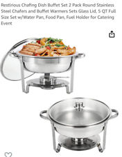 Restlrious round chafing for sale  Morehead