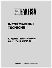 Farfisa vip200 service usato  Italia