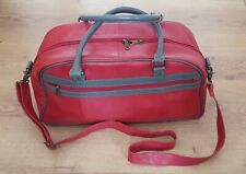 leather holdall red for sale  STAINES-UPON-THAMES