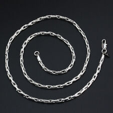 Collar de cadena redonda enchapado en plata de 2 mm para joyería colgante regalo 18-30 pulgadas segunda mano  Embacar hacia Argentina