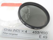HOYA 49mm Grau Filter (ND) x4 ND x4 Neutraldichte-Filter E49 49 mm TOP mint + ca comprar usado  Enviando para Brazil