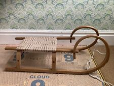 Vintage wooden sleigh for sale  SOUTHSEA