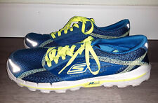 Tênis de corrida Skechers Go Run M feminino tamanho 10 azul verde neon amarelo comprar usado  Enviando para Brazil