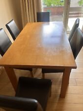Seater oak table for sale  TAMWORTH