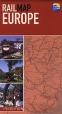 Rail Map of Europe (Rail Maps) Sheet map, folded Book The Cheap Fast Free Post segunda mano  Embacar hacia Argentina