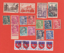 Lot timbres poste d'occasion  L'Escarène