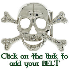 Skull crossbones belt for sale  NEWTON ABBOT