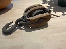 Antique wooden pulley for sale  Pound Ridge
