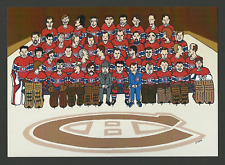 Montreal Canadiens All Time Team Card Hockey Foto Lafleur Beliveau BHOF segunda mano  Embacar hacia Argentina
