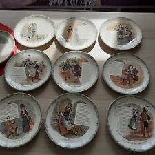 Lot 10anciennes assiettes d'occasion  France