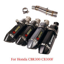 Silenciador traseiro tubo link médio sistema de exaustão Honda CBR300R CB300F 370mm comprar usado  Enviando para Brazil