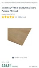 5.5mm hardwood plywood for sale  ASHBY-DE-LA-ZOUCH