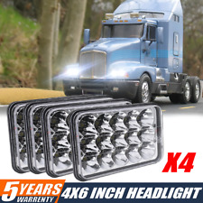 Usado, Faros LED 4x6" H4656 para Kenworth T400 T600A T800 W900 segunda mano  Embacar hacia Mexico