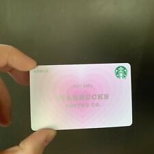Tarjeta usada Starbucks 2024 China Día de San Valentín Corazón Rosa segunda mano  Embacar hacia Argentina