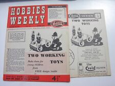 Hobbies weekly 1957 for sale  HYTHE