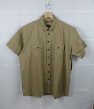 CAMEL ACTIVE 3XL (18,5" 47cm) Męska koszula z krótkim rękawem khaki zielona bawełna P2P 30" na sprzedaż  PL