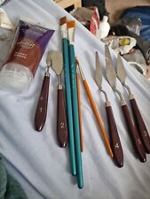 Painting brushes palette for sale  ROMFORD