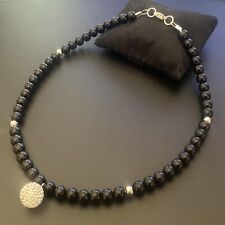 Collana perle nere usato  Scandicci