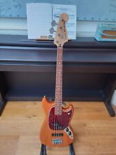 Fender Mustang Short Scale Bass Guitar Aged Natural Finish Beautiful Condition! for sale  AXBRIDGE