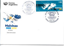 #75101 ARGENTINA 2022 MALVINAS (MALVINAS) 40° AÑOS GUERRA RECORDAR MAPAS FDC segunda mano  Argentina 