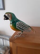 Metal parrot ornament for sale  NORWICH