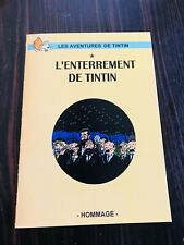 Tintin pastiche enterrement d'occasion  Antibes