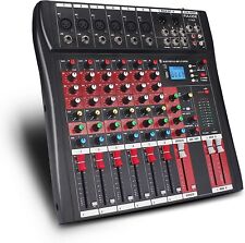 6 Channel Mini Audio Mixer Console USB DJ Sound Live Studio Mixing For Amps for sale  Shipping to South Africa