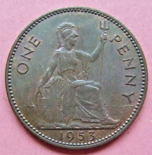 Elizabeth penny 1953........c1 for sale  Shipping to Ireland