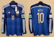 Camiseta retro argentina 2014 #10 final de la Copa Mundial MESSI segunda mano  Embacar hacia Argentina