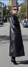 Leather black trench for sale  Springfield