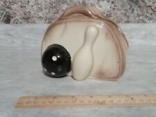 Rara bolsa de boliche/bola/pino de cerâmica Lifton's, feita no Japão, usado comprar usado  Enviando para Brazil