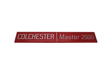 Colchester master 2500 for sale  Shipping to Ireland