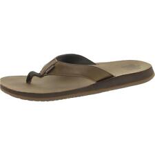 Sandalias chanclas Reef para hombre Drift clásicas de cuero marrón 9 medianas (D) BHFO 7194, usado segunda mano  Embacar hacia Argentina