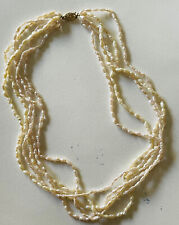 natural rice pearls 14k for sale  Carmichael