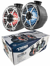 DS18 CF-PS8 Mini 8" Alto-falantes Marine Pod Fibra de Carbono RGB LED Jet Ski UTV ATV (2) comprar usado  Enviando para Brazil