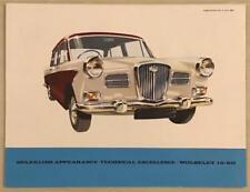 Wolseley car sales for sale  LEICESTER