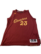 Camiseta deportiva XL de Adidas 2016 NBA día de Navidad de los Cleveland Cavaliers de LeBron James segunda mano  Embacar hacia Mexico