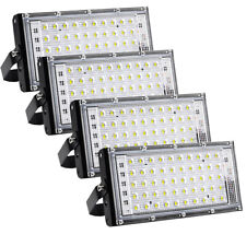 Usado, 4 PIEZAS 50W Luz de inundación LED Lámpara de seguridad al aire libre Jardín Patio Foco 110V 220V segunda mano  Embacar hacia Mexico