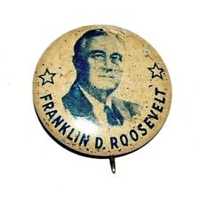 1944 FRANKLIN D ROOSEVELT FDR campaign pin pinback button political president for sale  Shipping to South Africa