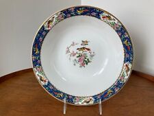 Grindley England BRAINTREE Serving Bowl Round ~ Birds of Paradise ~ Blue 10 1/8” for sale  Shipping to South Africa